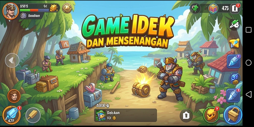 Tampilan gameplay 47F yang menarik dan mengasyikkan.