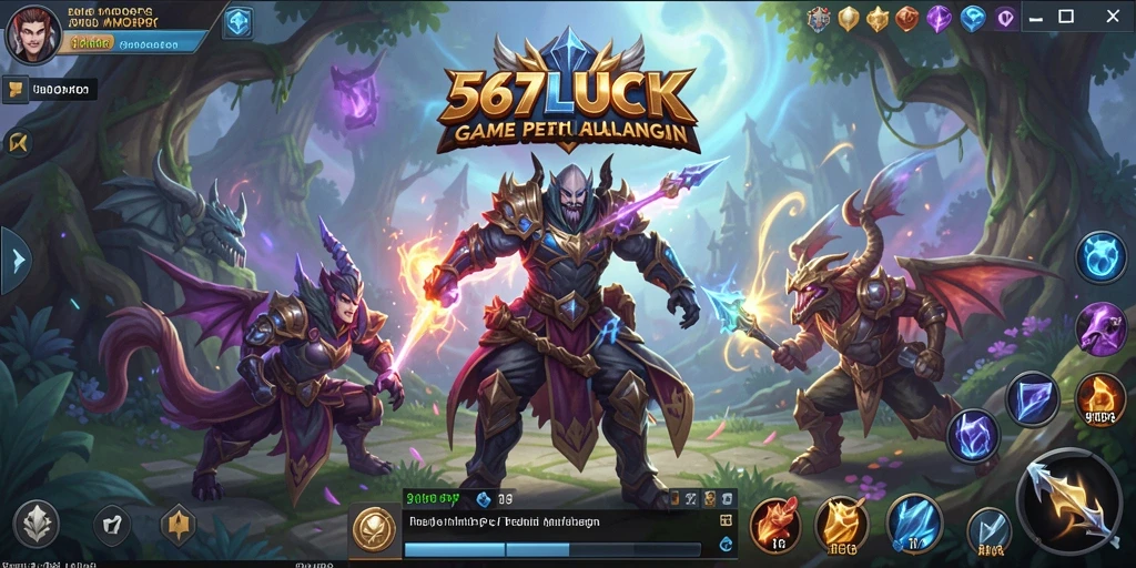 Tangkapan layar gameplay 567LUCK yang menarik dan mendebarkan.