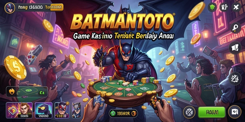 Tampilan gameplay seru dan interaktif dari BATMANTOTO.