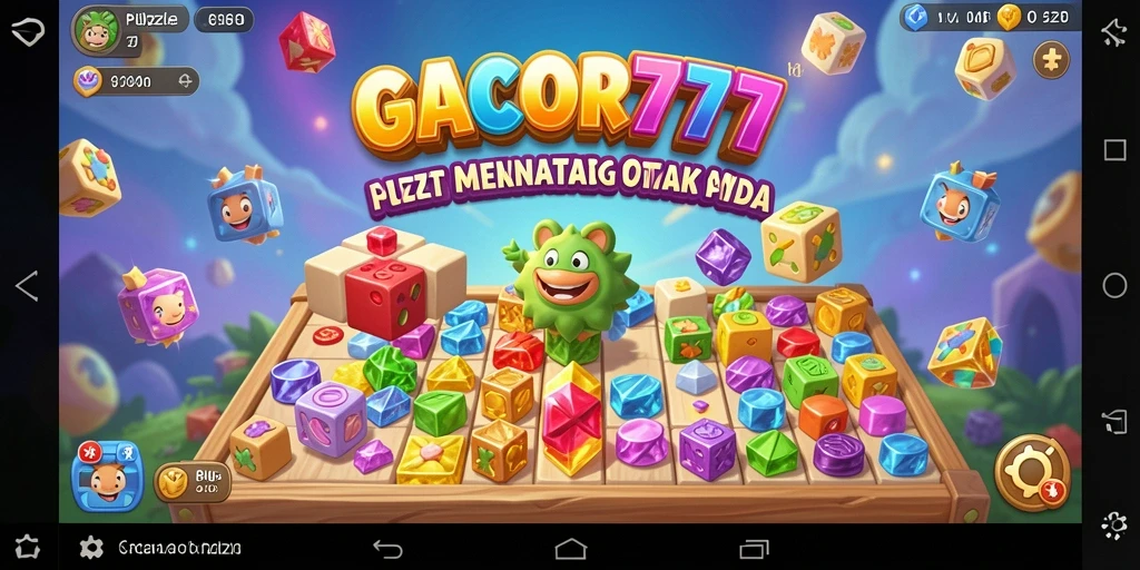 Tampilan menarik dari gameplay Puzzle GACOR777 yang menantang.