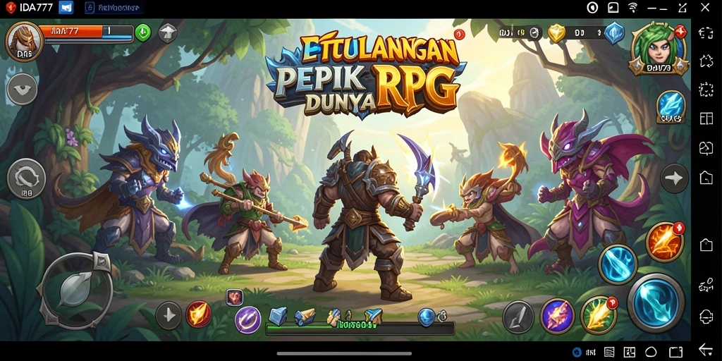 Tampilan gameplay seru dari IDA777 dengan aksi RPG yang menegangkan.