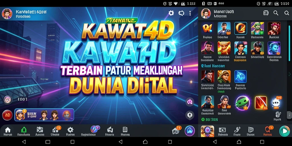 Tampilan gameplay KAWAT4D yang penuh strategi dan aksi menegangkan.