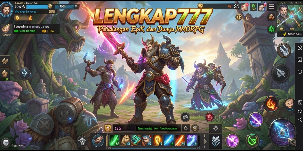 Tampilan gameplay yang mengesankan dalam LENGKAP777.