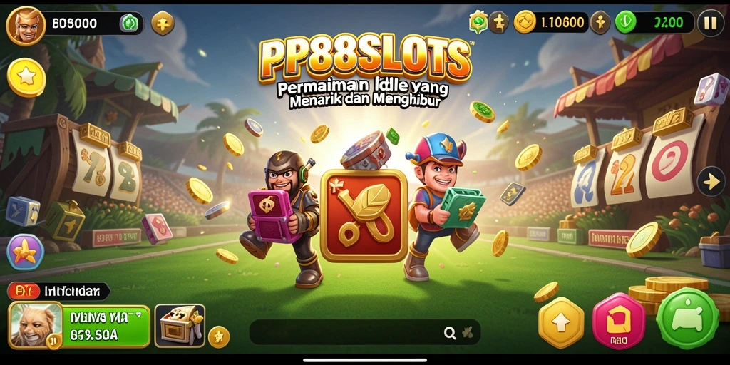 Screenshot gameplay PP88SLOTS menampilkan berbagai mesin slot yang menarik.
