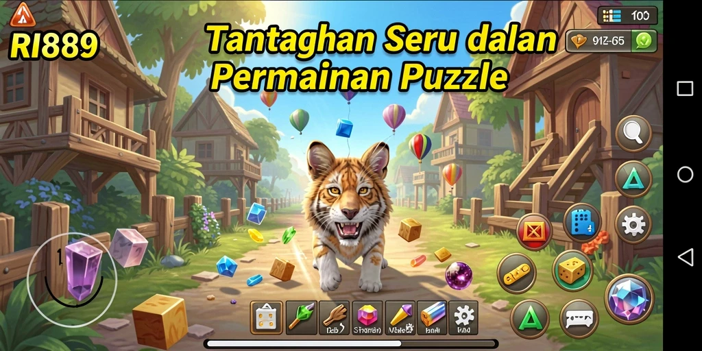 Tampilan gameplay <strong>RI889</strong> yang menantang dan menarik.
