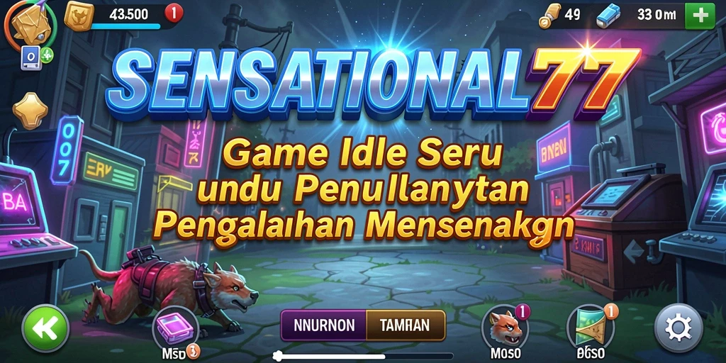 Tangkapan layar menunjukkan gameplay santai dari SENSATIONAL77.