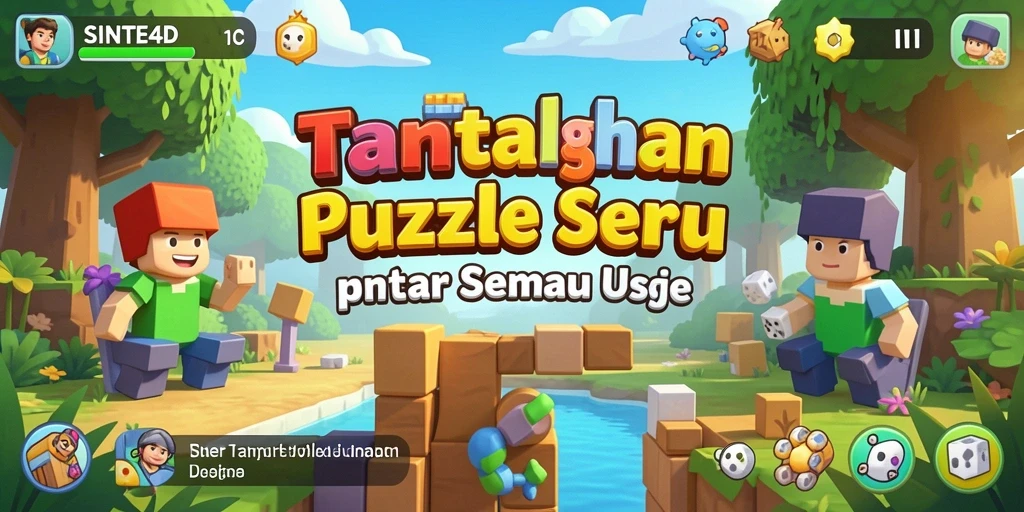 Tampilan gameplay menantang dari SINTE4D yang menarik.